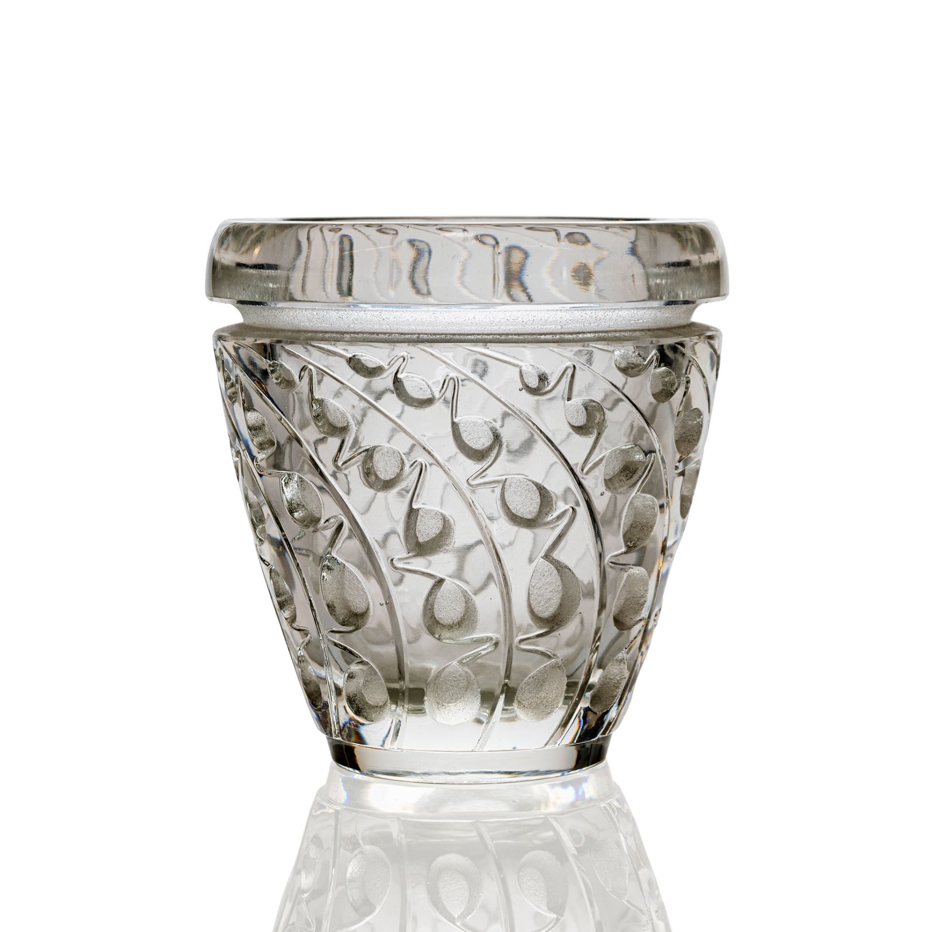 ‡ RENÉ LALIQUE (FRENCH 1860-1945) LEMNA VASE, NO. 879