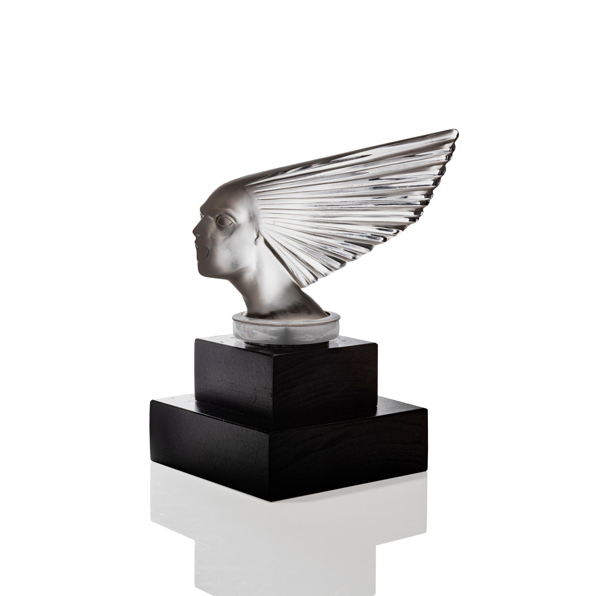 ‡ RENÉ LALIQUE (FRENCH 1860-1945) VICTOIRE CAR MASCOT, NO. 1147 - Image 4 of 4