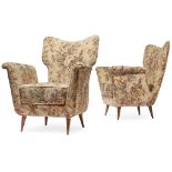 ITALIAN PAIR OF ARMCHAIRS, CIRCA 1950