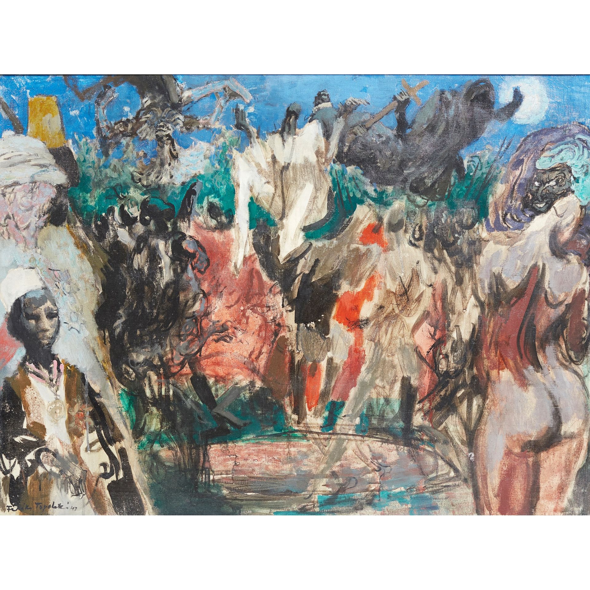 § FELIKS TOPOLSKI R.A. (POLISH 1907-1989) THE SONG OF AFRICA, INCLUDING KING FREDDIE, THE KABAKA OF