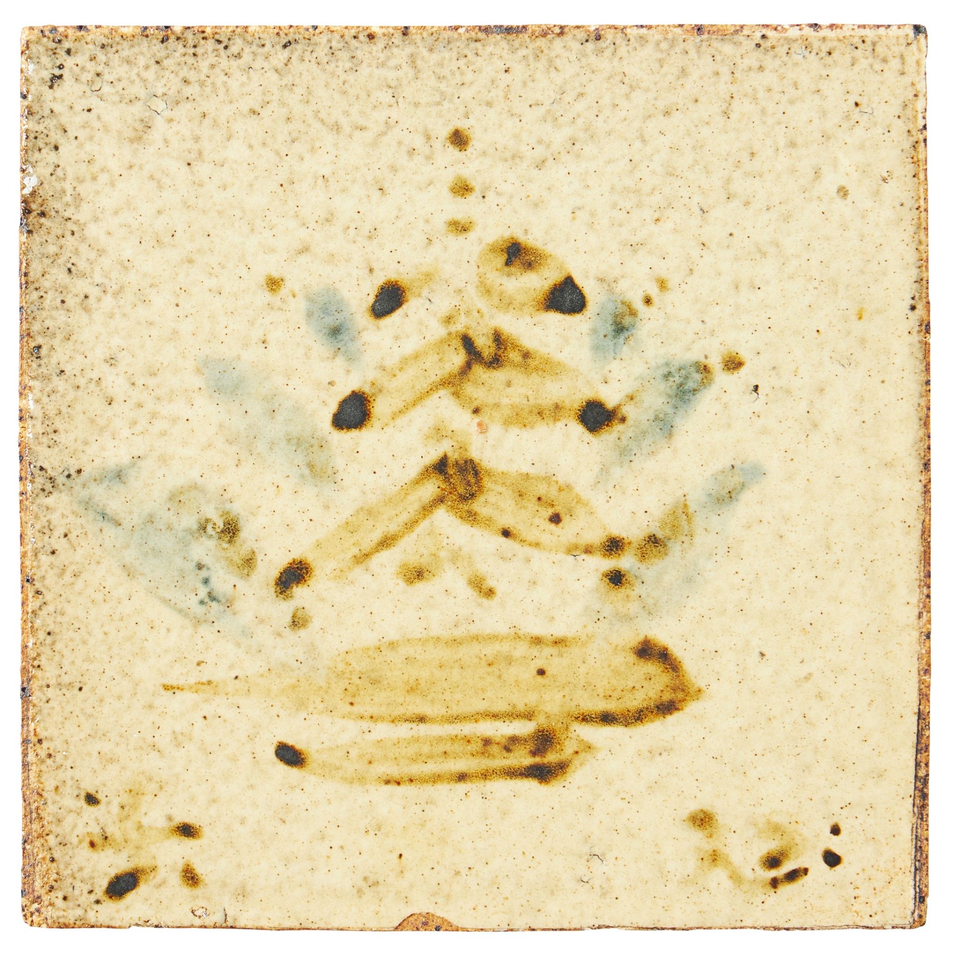 § BERNARD LEACH C.H. C.B.E. (1887-1979) PAGODA TILE