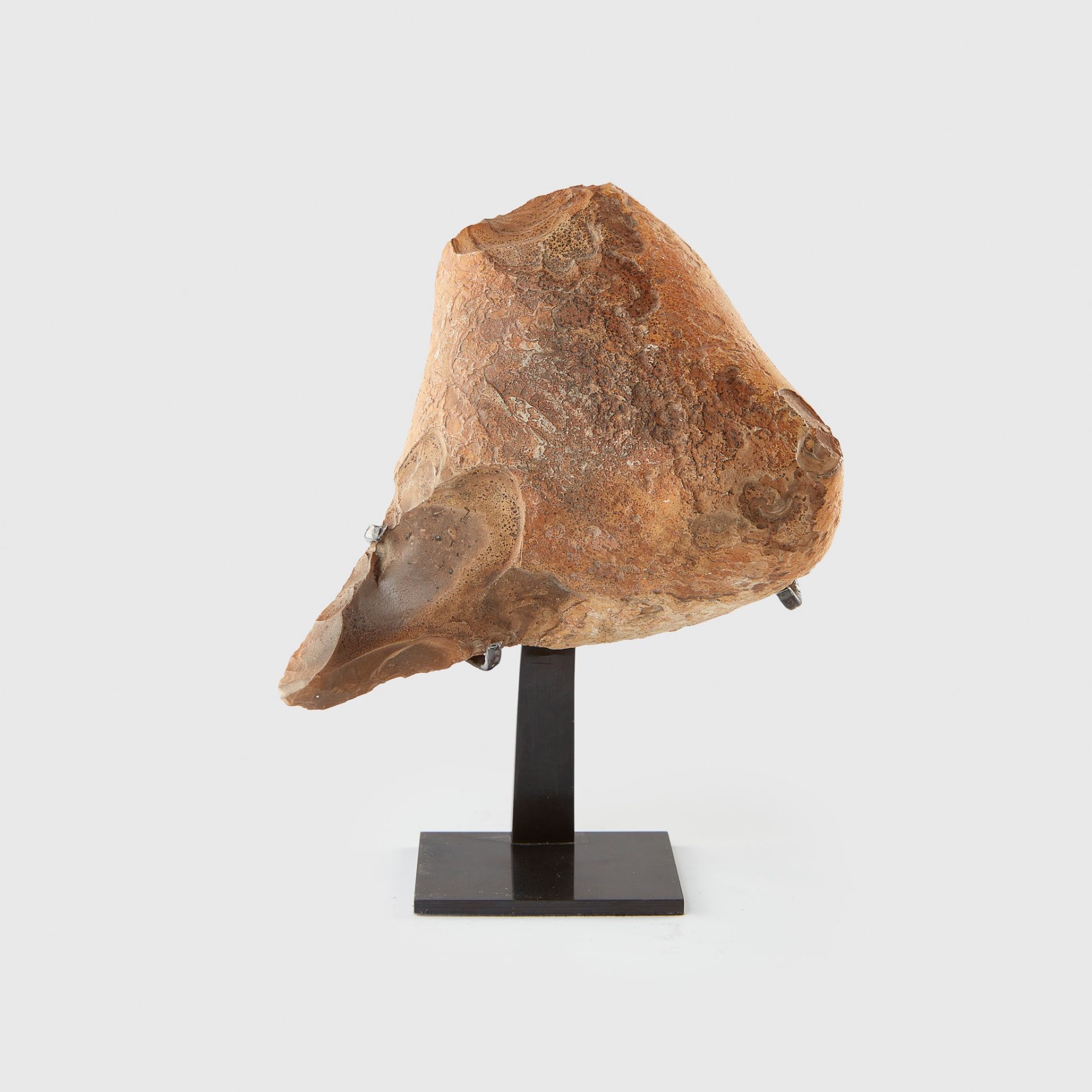 PUBLISHED 1914 PREDYNASTIC EGYPTIAN FLINT HAND AXE EGYPT, LATE MESOLITHIC, c. 7,000 - 6,000 B.C.