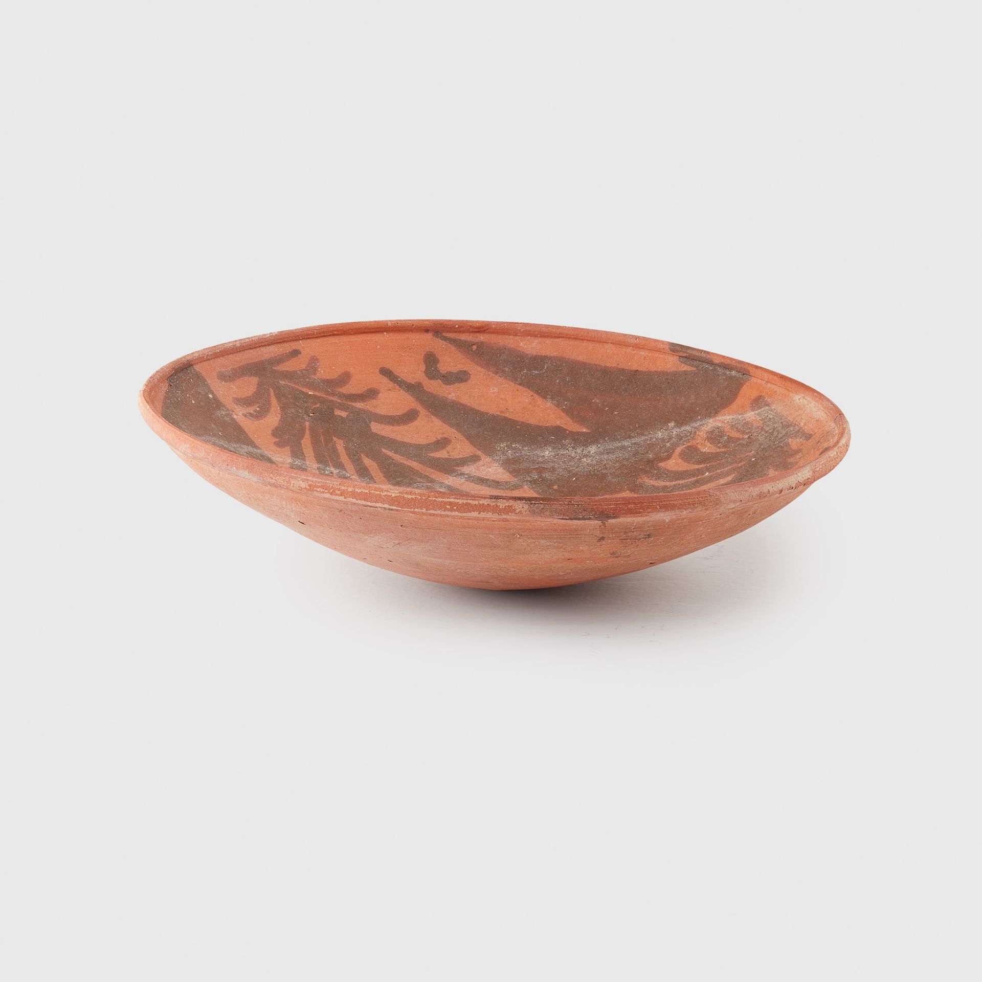 NABATEAN RED TERRACOTTA BOWL SOUTHERN ARABIA, c. 1ST - 2ND CENTURY A.D. - Image 2 of 2