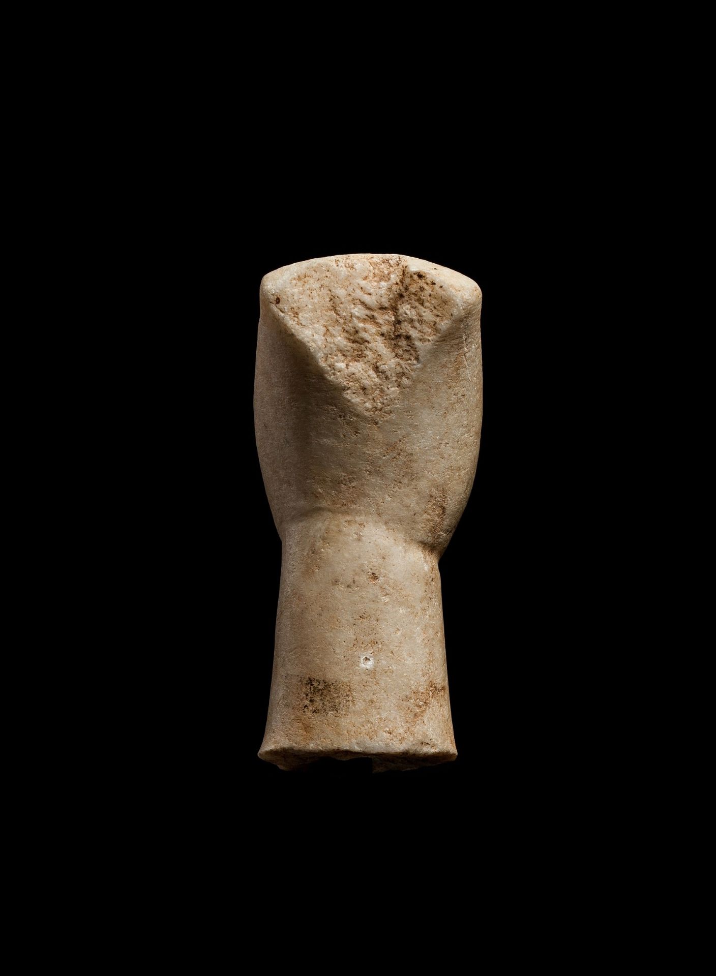 CYCLADIC IDOL HEAD CYCLADES, EARLY CYCLADIC II, C. 2600 - 2400 B.C. - Image 4 of 6