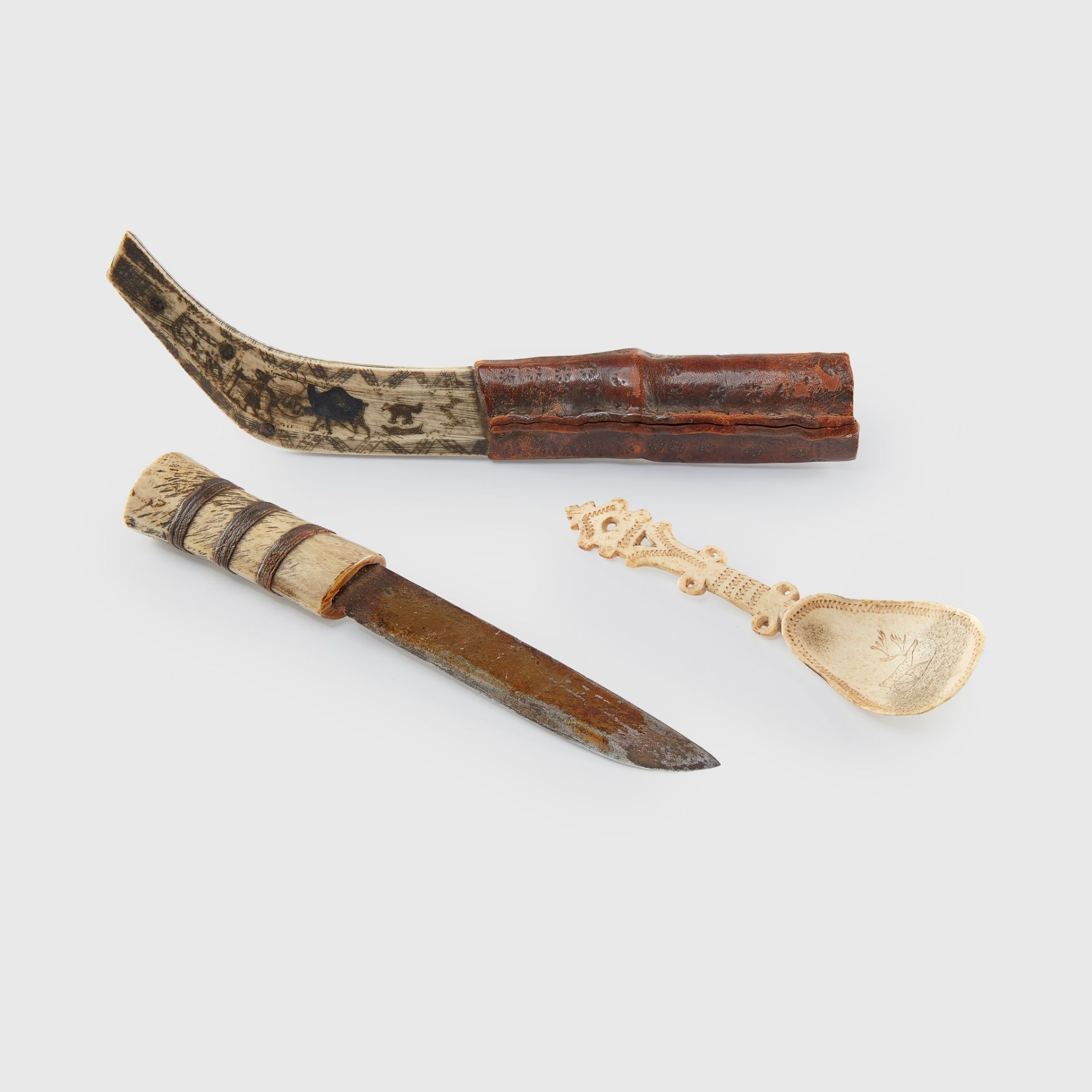 SAAMI KNIFE AND SPOON ARCTIC - Image 2 of 2