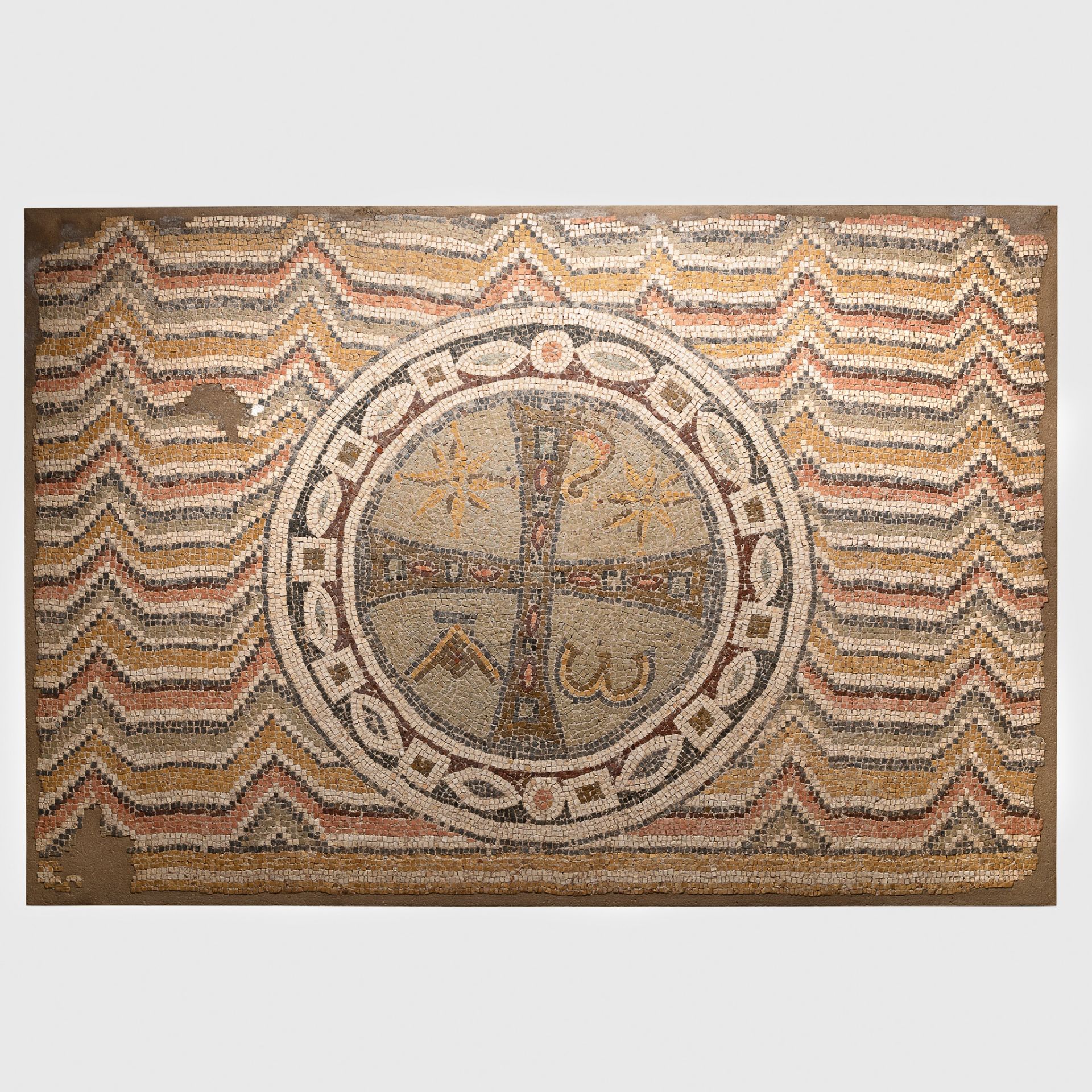 ROMAN CHI RHO MOSAIC EUROPE / NEAR EAST, LATE 4TH CENTURY A.D.