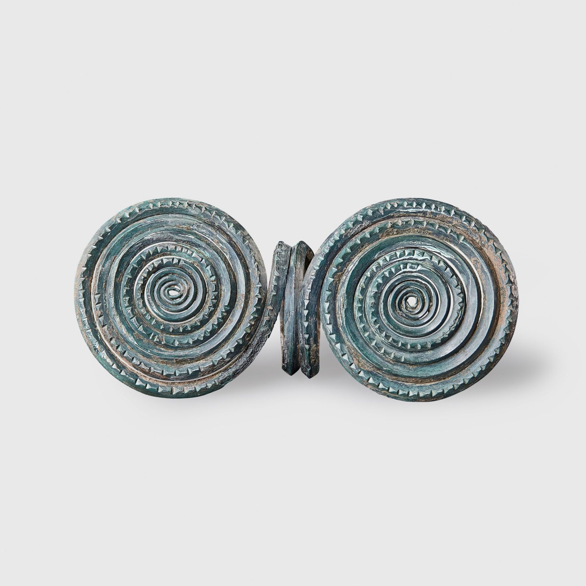 BRONZE AGE SPIRAL RING EUROPE, 1500 - 1200 B.C.