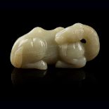 CELADON JADE BRUSH REST OF A CAMEL MING DYNASTY