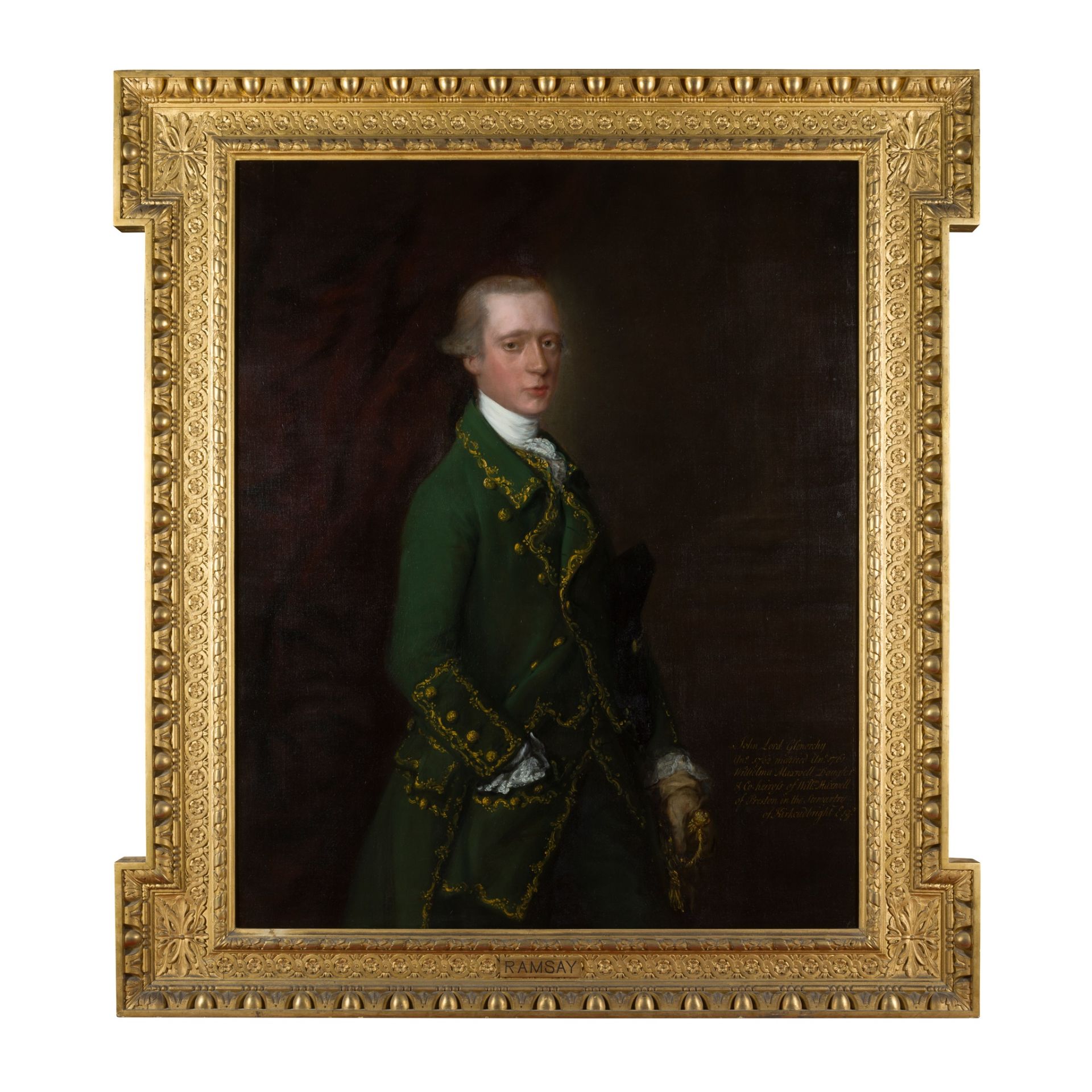 ◆ THOMAS GAINSBOROUGH R.A. (BRITISH 1717-1788) HALF-LENGTH PORTRAIT OF JOHN CAMPBELL, VISCOUNT - Image 2 of 2