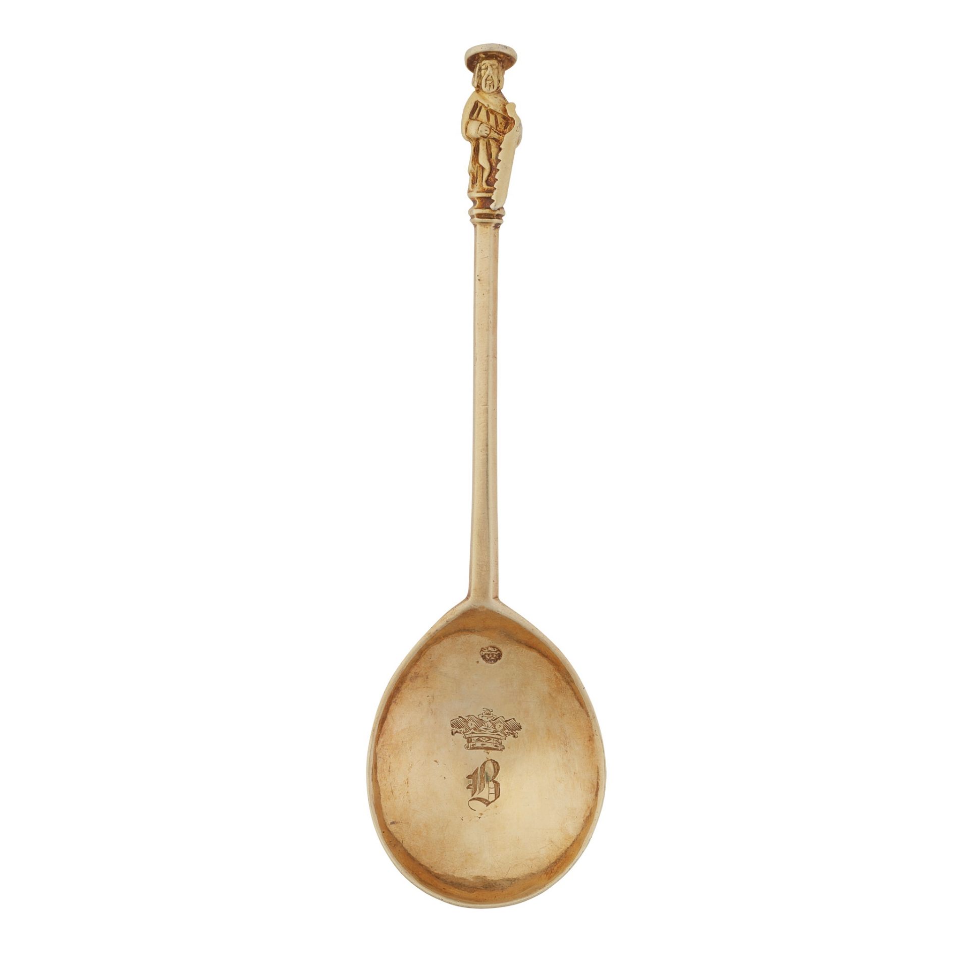 EDWARD IV OR HENRY VIII SILVER GILT ST. SIMON APOSTLE SPOON