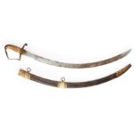 Y STIRRUP HILTED LIGHT CAVALRY OFFICERS SABRE CIRCA 1803
