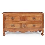 FRENCH PROVINCIAL FRUITWOOD COMMODE 18TH CENTURY