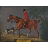 ATTRIBUTED TO JOHN ARNOLD WHEELER TOM CRANE, HUNTSMAN OF THE FIFE FOXHOUNDS, ON HIS CHESTNUT COB