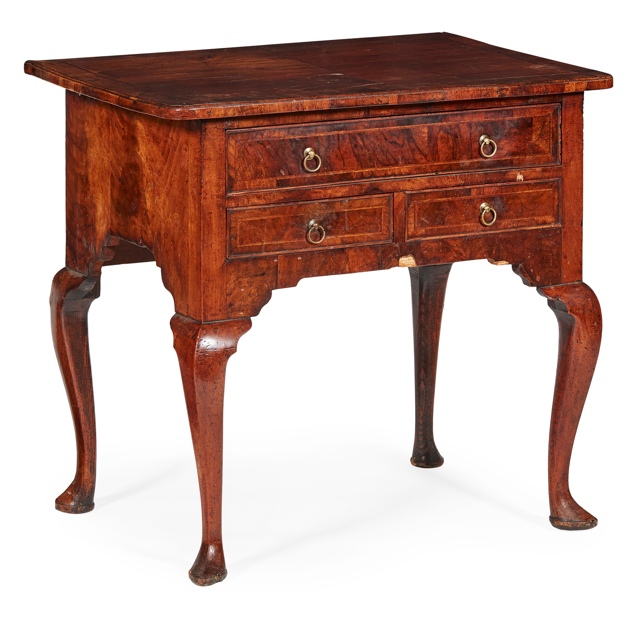 GEORGE II WALNUT LOWBOY 18TH CENTURY