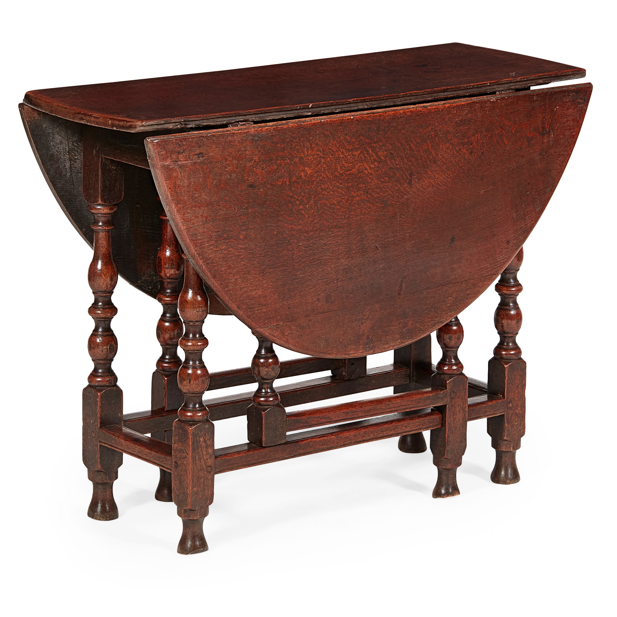 EARLY GEORGIAN OAK GATELEG TABLE EARLY 18TH CENTURY