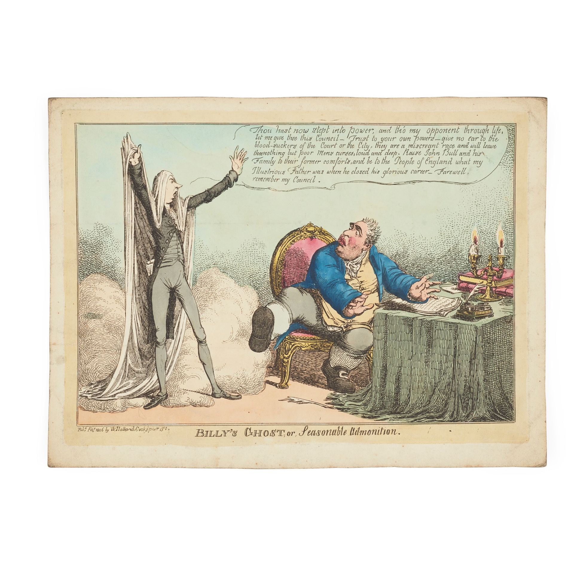 COLLECTION OF SATIRICAL ENGRAVINGS, JAMES GILLRAY AND OTHERS EARLY 19TH CENTURY - Image 12 of 14