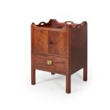 GEORGE III MAHOGANY BEDSIDE COMMODE 18TH CENTURY