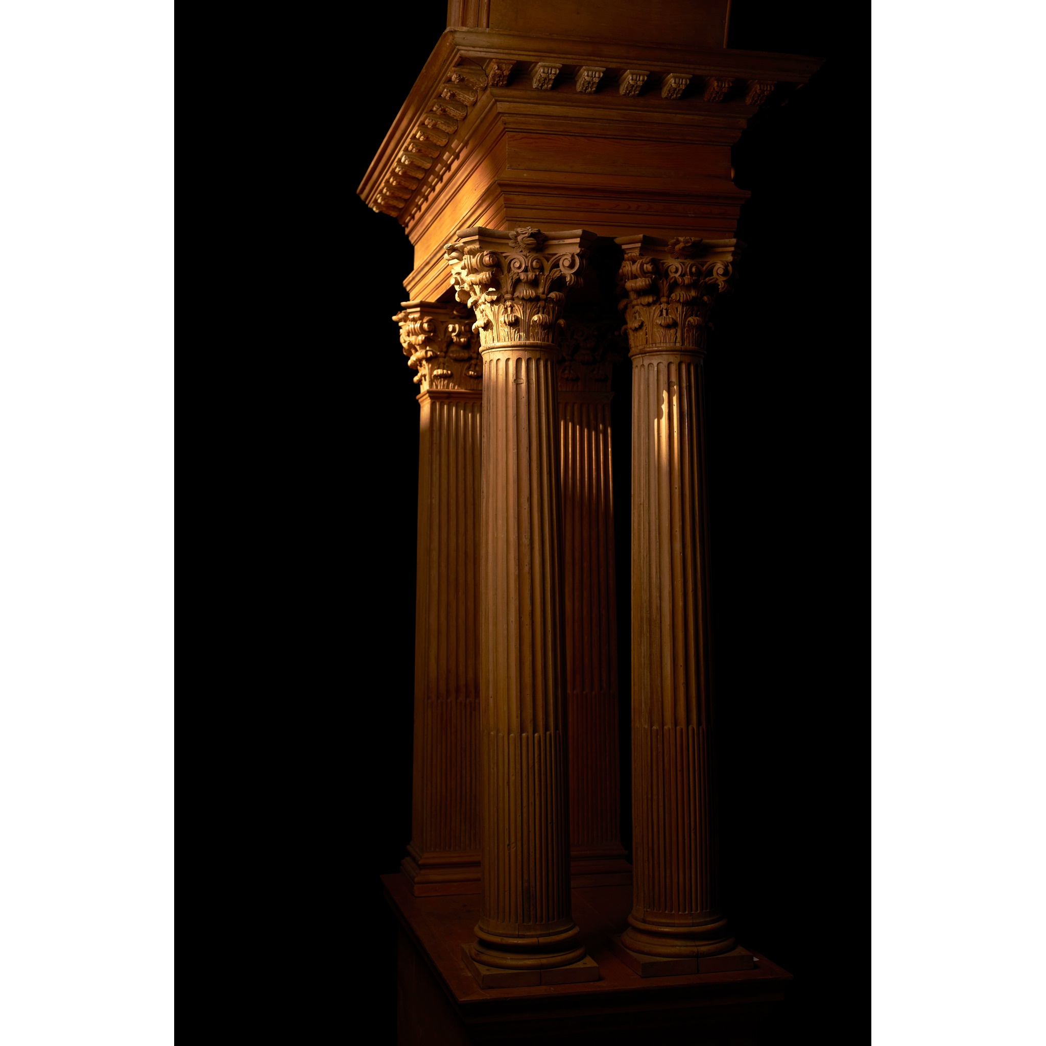 GEORGE II STRIPPED PINE PALLADIAN ARCH AND COLUMNS MID 18TH CENTURY AND LATER - Image 7 of 7