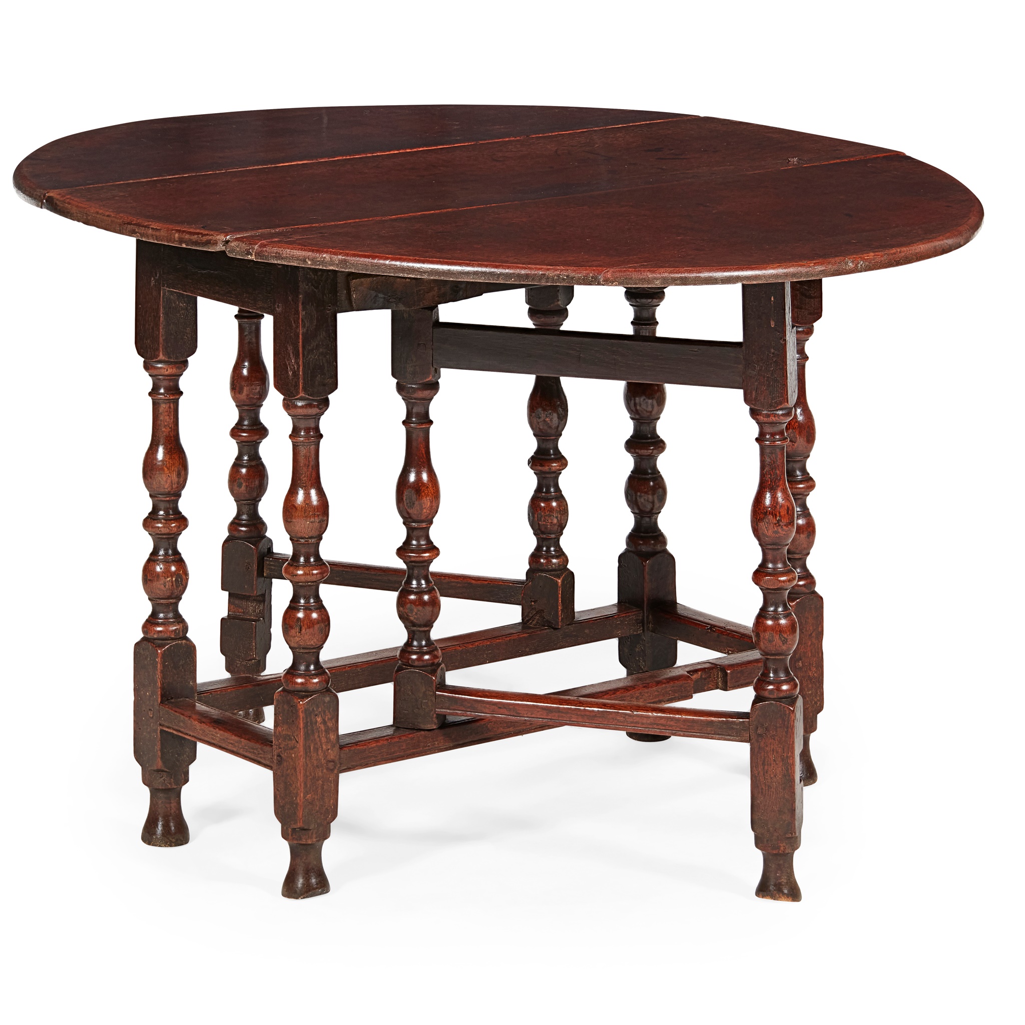 EARLY GEORGIAN OAK GATELEG TABLE EARLY 18TH CENTURY - Image 2 of 2