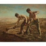 CIRCLE OF JEAN FRANCOIS MILLET THE DIGGERS