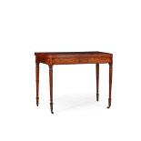 REGENCY MAHOGANY AND INLAY CARD TABLE EARLY 19TH CENTURY