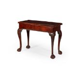 EARLY GEORGE III MAHOGANY TEA TABLE MID 18TH CENTURY