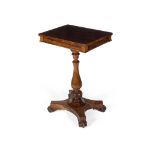 Y REGENCY ROSEWOOD LAMP TABLE EARLY 19TH CENTURY