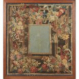 FRENCH TAPESTRY BORDER FRAGMENTS LATE 17TH/ EARLY 18TH CENTURY