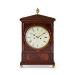 LATE REGENCY MAHOGANY BRACKET CLOCK, NICHOLSON AND SON, BERWICK EARLY 19TH CENTURY