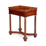 REGENCY MAHOGANY 'VIDE POCHE' SIDE TABLE EARLY 19TH CENTURY