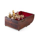 REGENCY MAHOGANY DECANTER BOX EARLY 19TH CENTURY