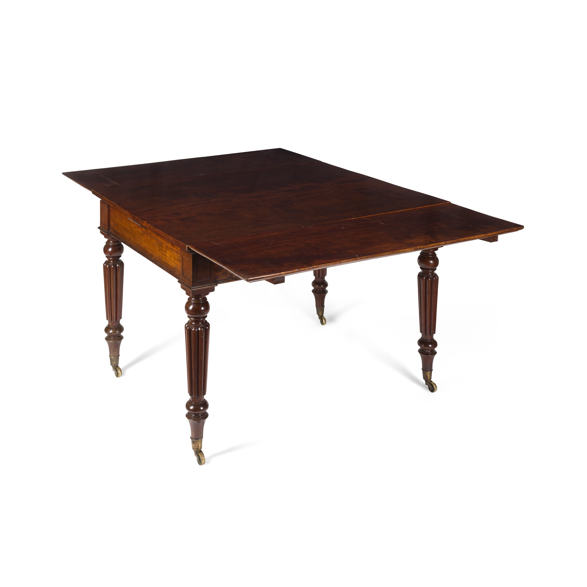 REGENCY MAHOGANY EXTENDING LIBRARY TABLE BY GILLOWS OF LANCASTER EARLY 19TH CENTURY - Image 2 of 5