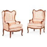 PAIR OF LOUIS XV STYLE BERGERES EARLY 20TH CENTURY