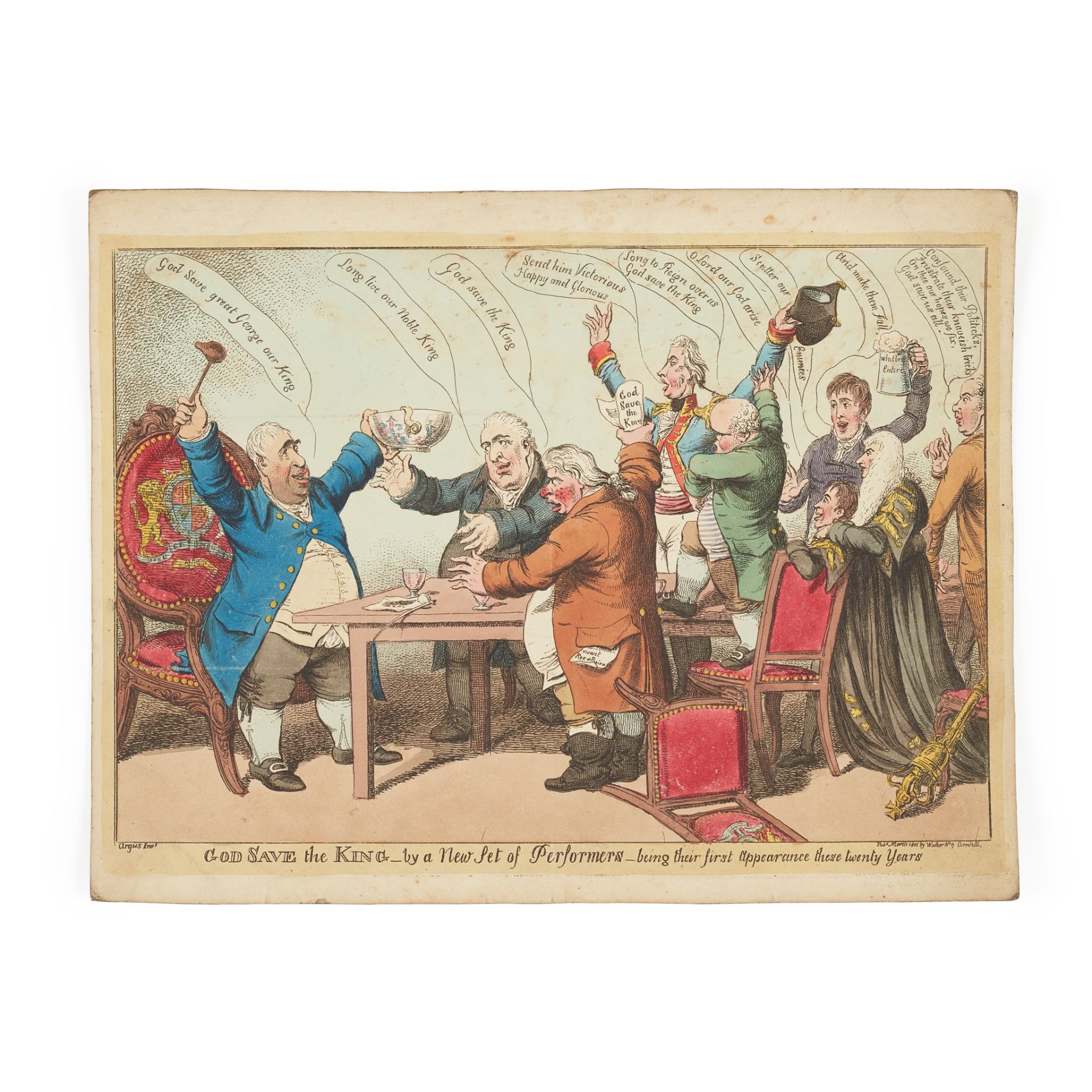 COLLECTION OF SATIRICAL ENGRAVINGS, JAMES GILLRAY AND OTHERS EARLY 19TH CENTURY - Image 8 of 14
