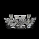 COLLECTION OF GLASS AND CUT GLASS 19TH / 20TH CENTURY