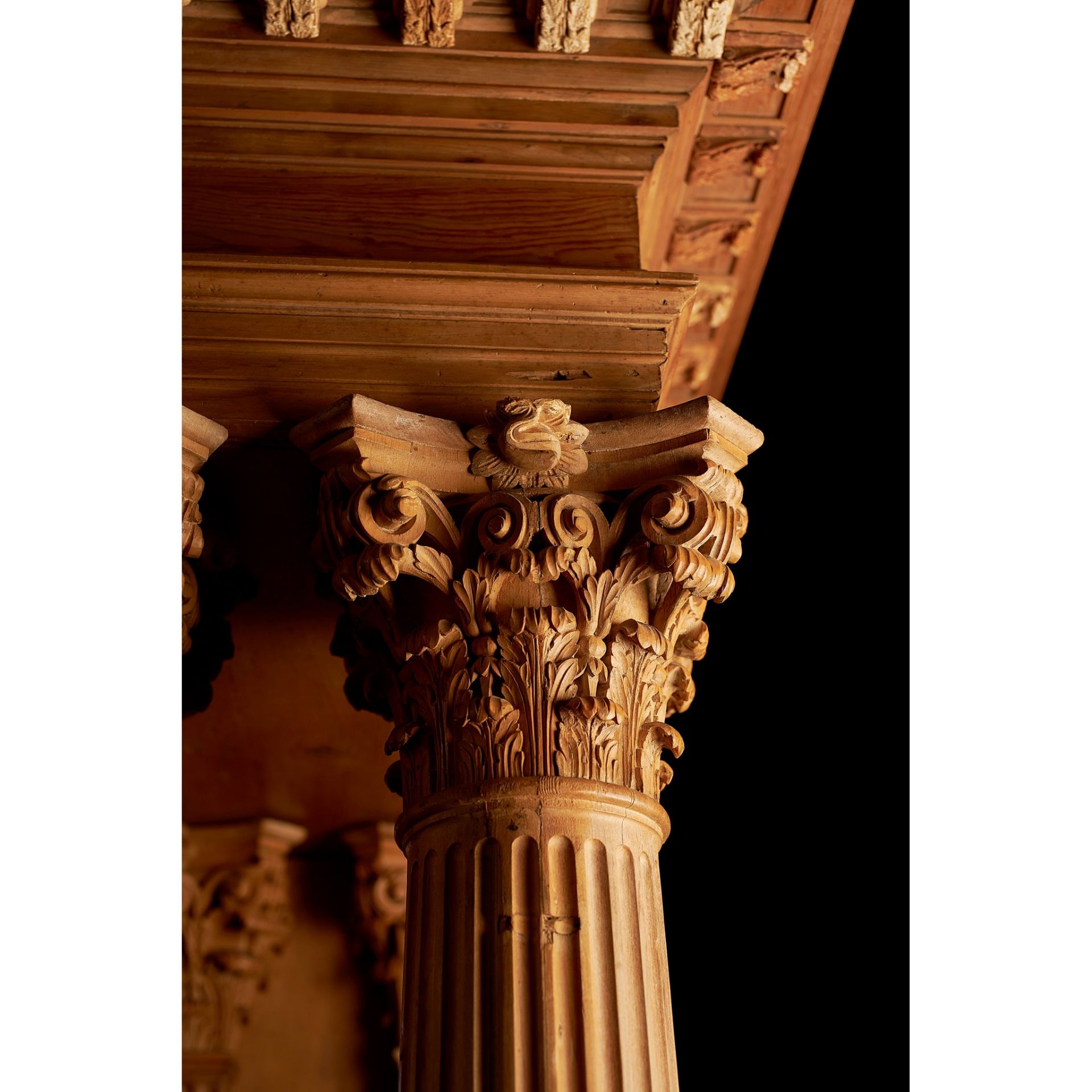 GEORGE II STRIPPED PINE PALLADIAN ARCH AND COLUMNS MID 18TH CENTURY AND LATER - Image 2 of 7