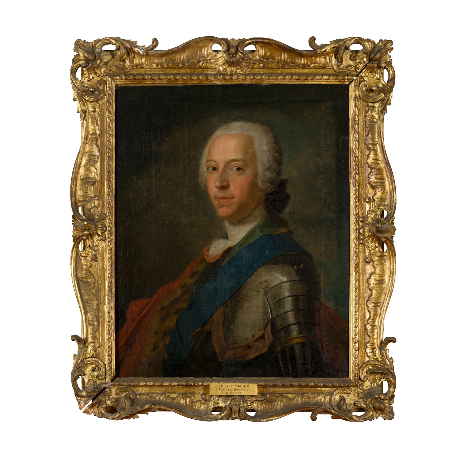 AFTER MAURICE CANTON DE LA TOURS BUST LENGTH PORTRAIT OF THE CHEVALIER