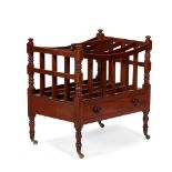 EARLY VICTORIAN MAHOGANY CANTERBURY MID 19TH CENTURY