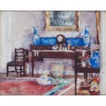 FRANCIS CAMPBELL BOILEAU CADELL R.S.A., R.S.W (SCOTTISH 1883-1937) THE DINING-ROOM AT WESTERDUNES