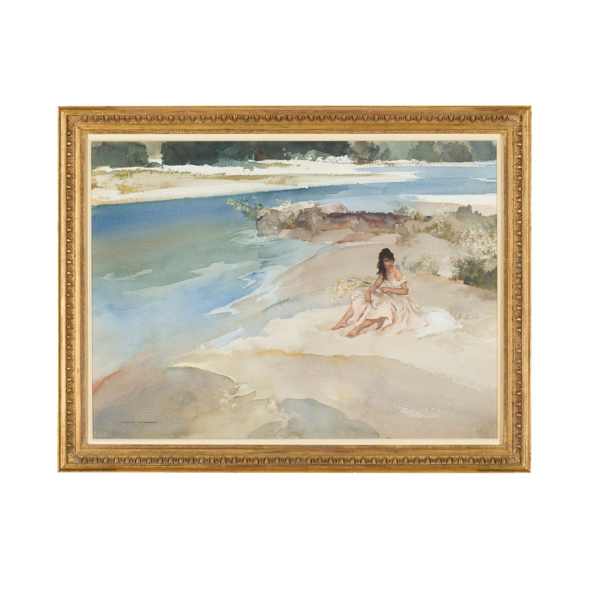 § SIR WILLIAM RUSSELL FLINT P.R.A., P.R.W.S., R.S.W., R.O.I., R.E. (SCOTTISH 1880-1969) SPRING-TIME