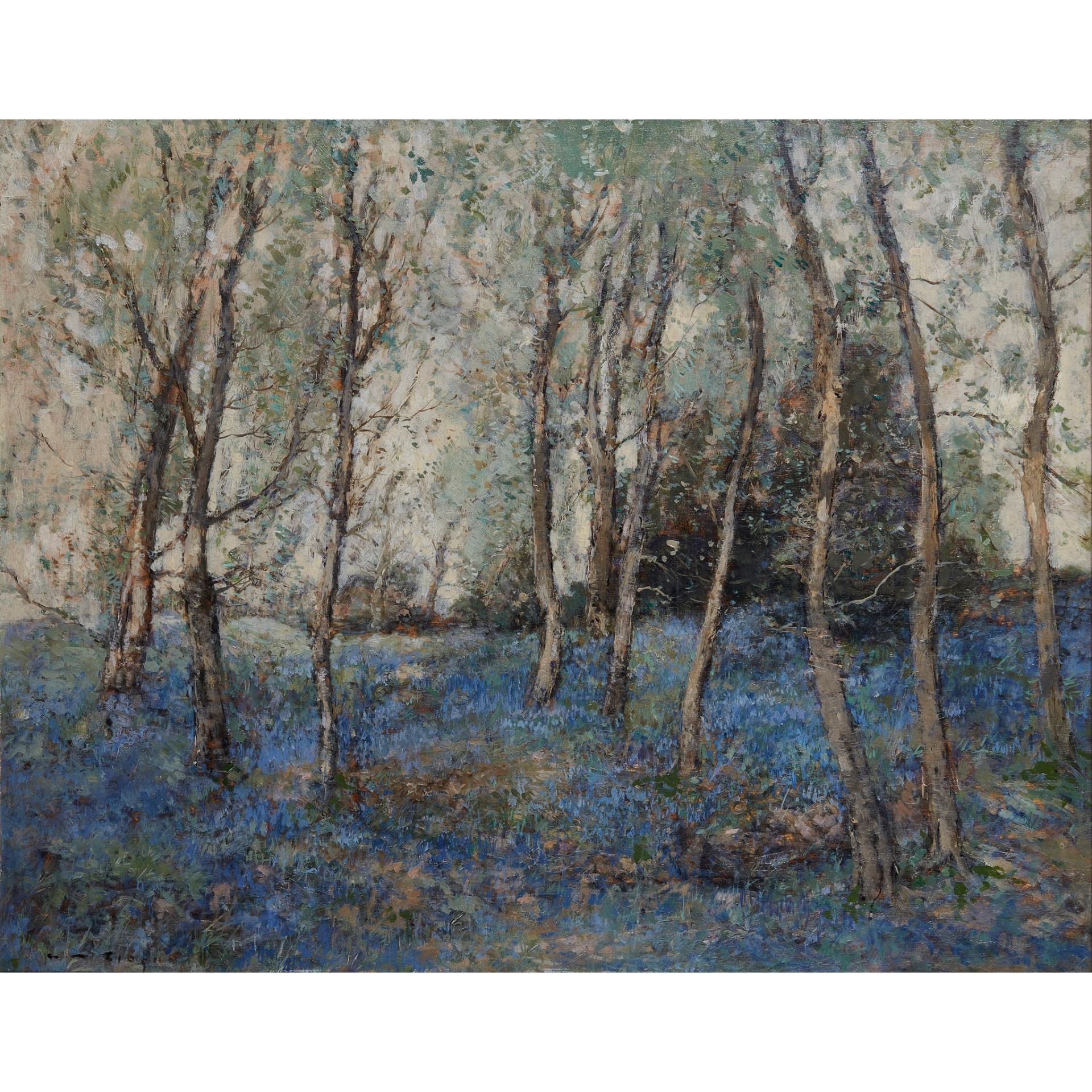 William Alfred Gibson (Scottish 1866-1931) BLUEBELL WOODS