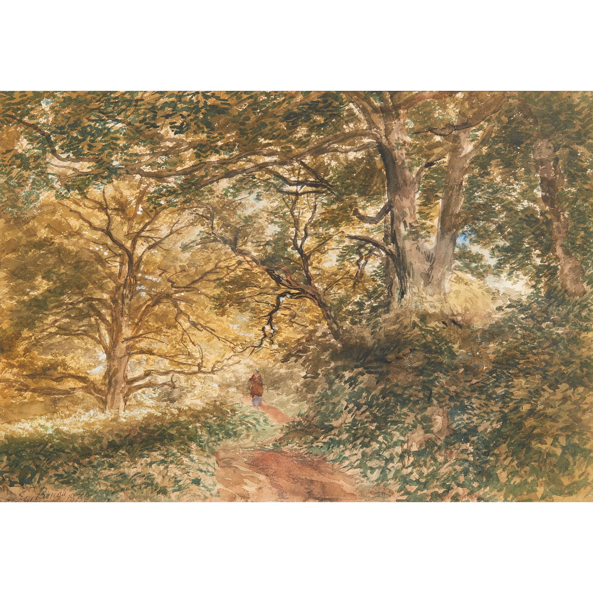 SAM BOUGH R.S.A, R.S.W. (SCOTTISH 1822-1878) CADZOW FOREST