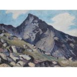 § ERNEST ARCHIBALD TAYLOR (SCOTTISH 1874-1951) CHIR MHOR - HEAD OF GLEN ROSA, ARRAN