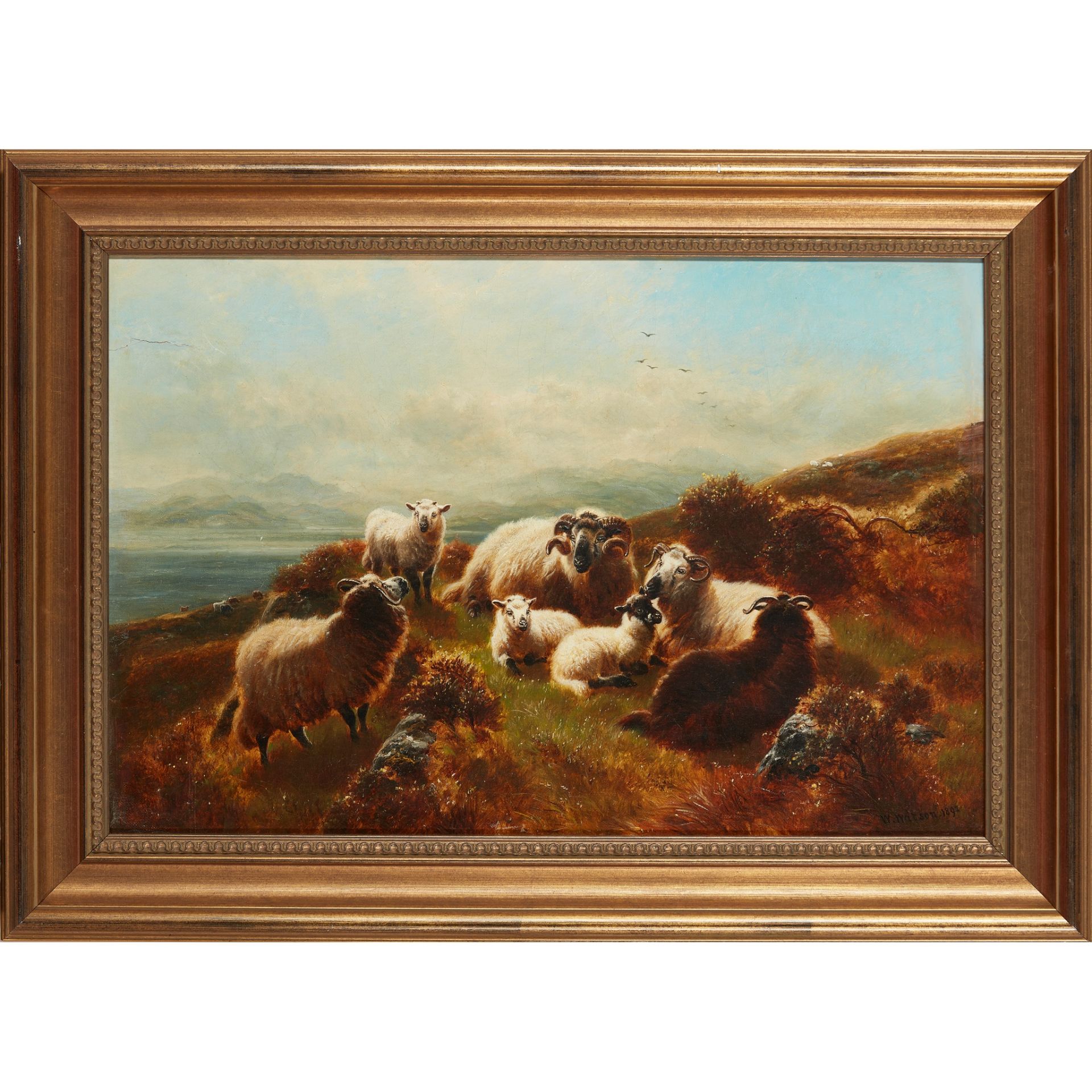 WILLIAM WATSON (SCOTTISH 1831-1921) ON THE MOUNTAINS, LOCH AWE - Bild 2 aus 3