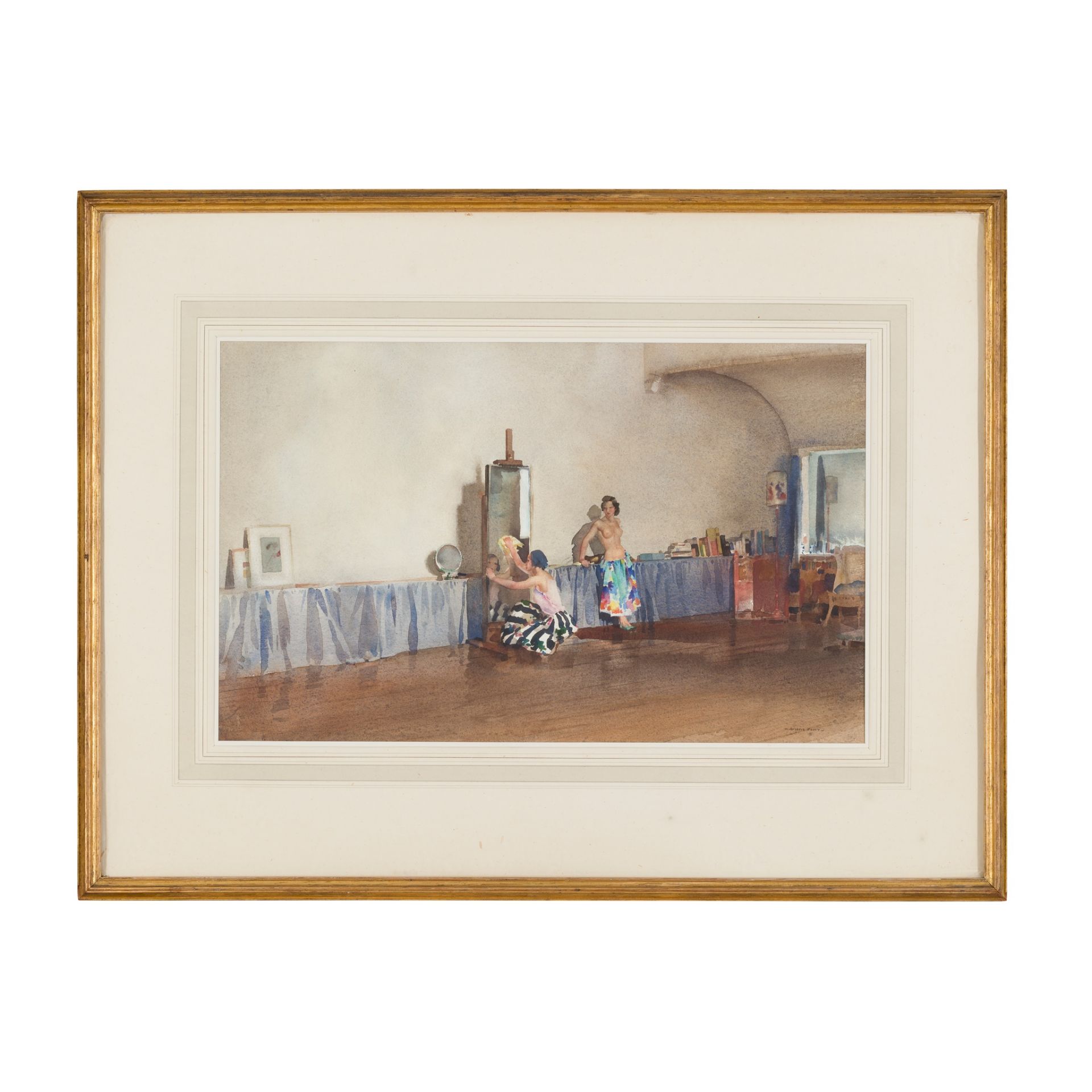 § SIR WILLIAM RUSSELL FLINT P.R.A., P.R.W.S., R.S.W., R.O.I., R.E. (SCOTTISH 1880-1969) MODELS AND