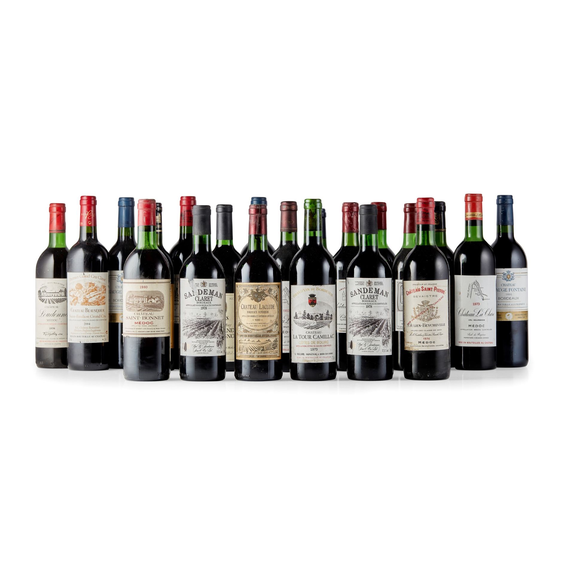 MIXED GROUP OF RED WINE