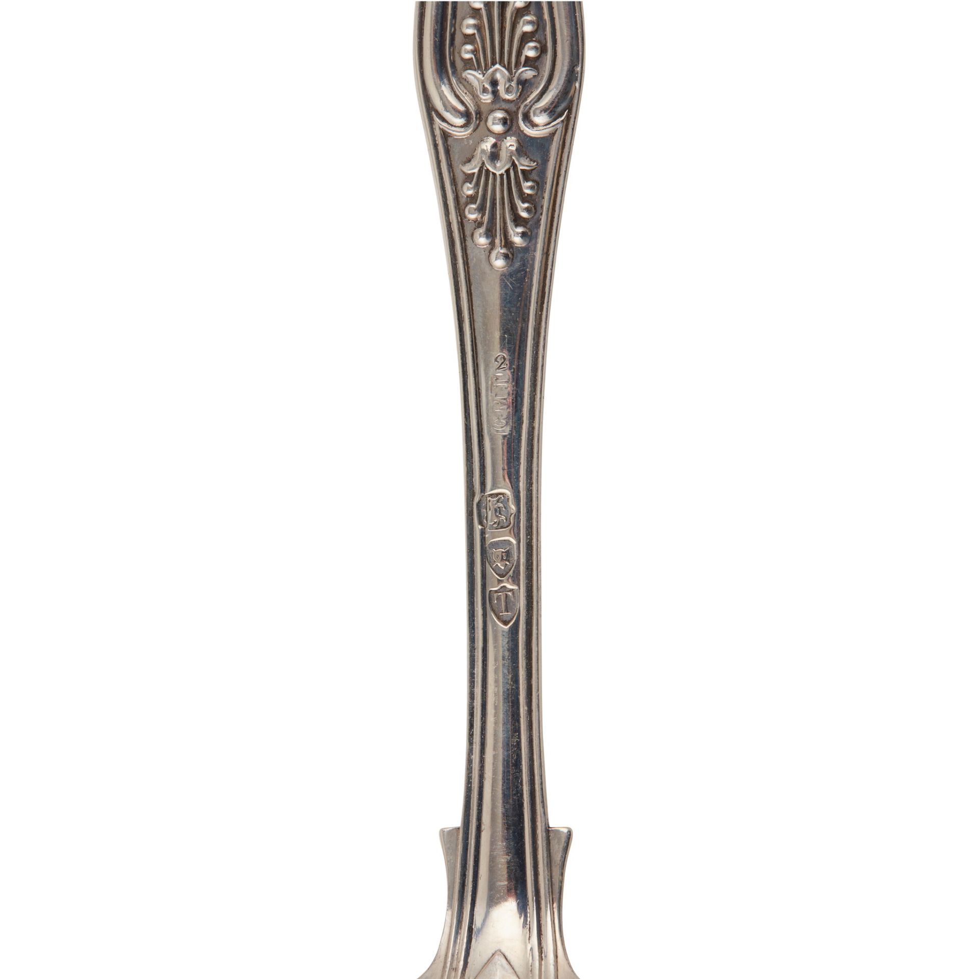 A matched set of twelve Victorian dessert spoons - Image 2 of 2