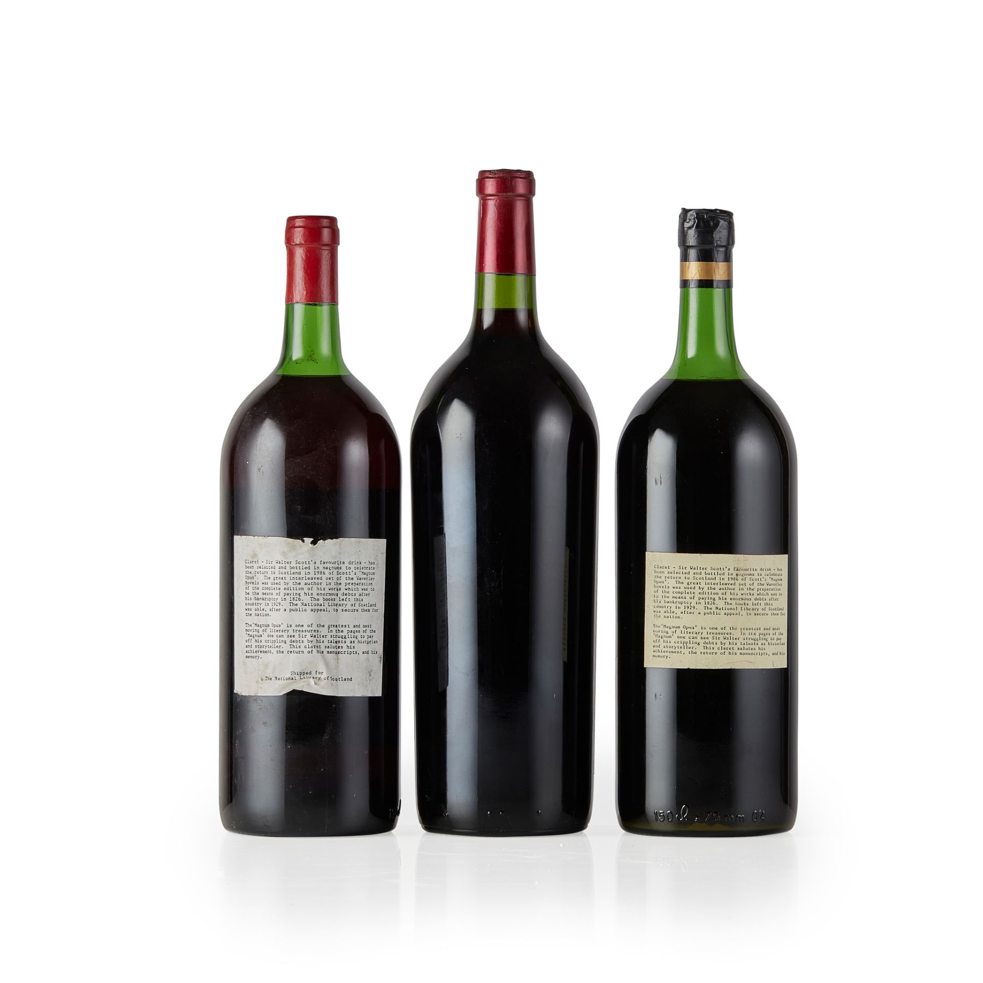 THREE MAGNUMS OF CLARET - Bild 2 aus 2