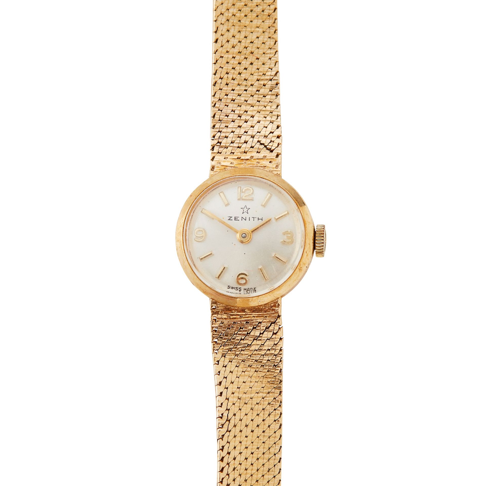 Zenith: A lady's gold watch