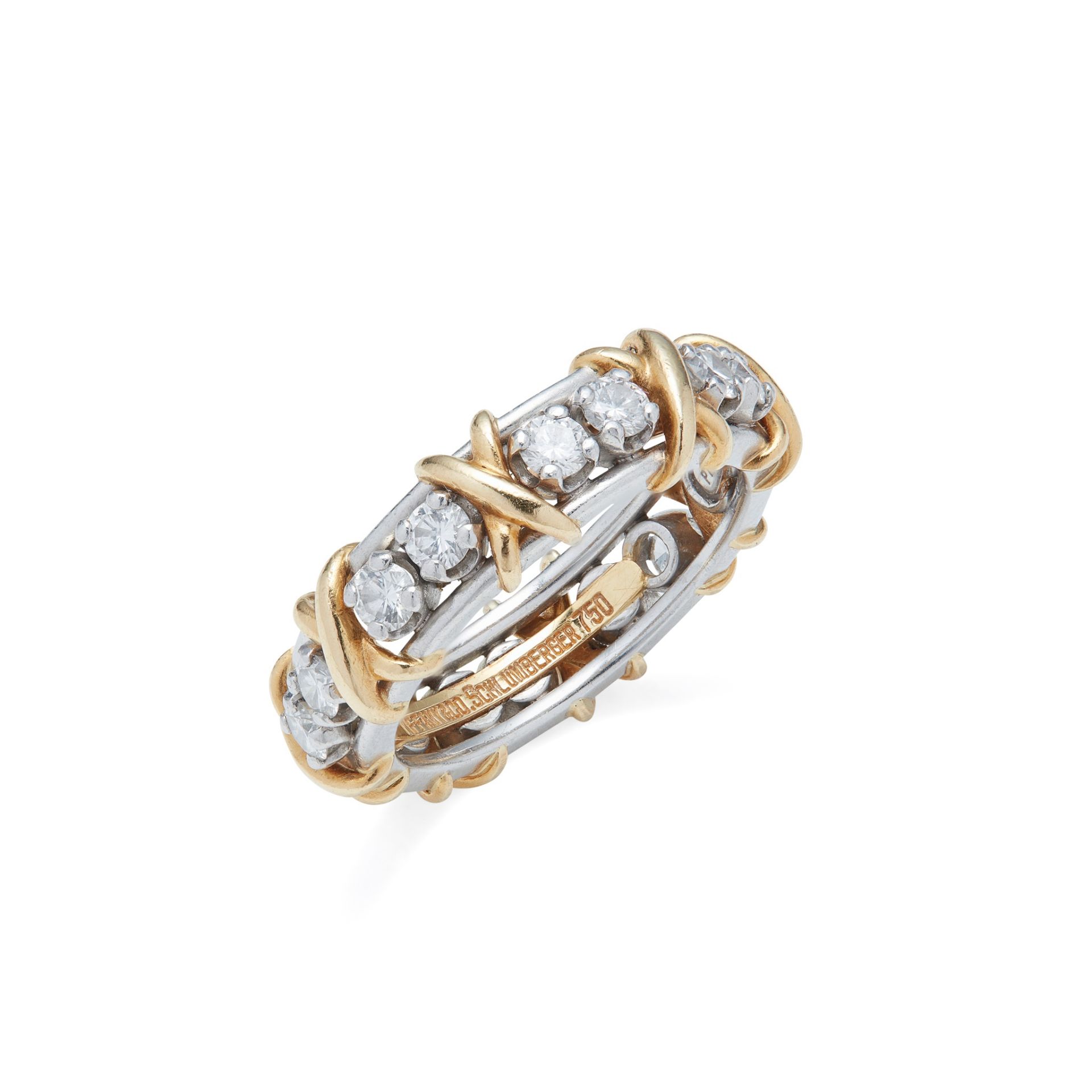 A diamond set eternity ring, Jean Schlumberger for Tiffany & Co